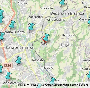 Mappa Via Cardinale Federico Borromeo, 20842 Besana in Brianza MB, Italia (3.61733)