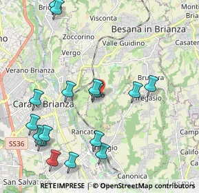 Mappa Via Cardinale Federico Borromeo, 20842 Besana in Brianza MB, Italia (2.43625)
