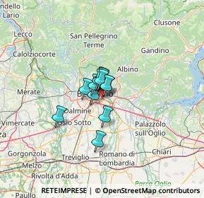 Mappa Circonvallazione Pompiniano, 24125 Bergamo BG, Italia (5.67333)