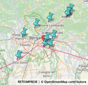 Mappa Circonvallazione Pompiniano, 24125 Bergamo BG, Italia (7.46167)