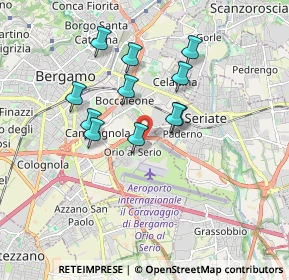 Mappa Circonvallazione Pompiniano, 24125 Bergamo BG, Italia (1.48364)