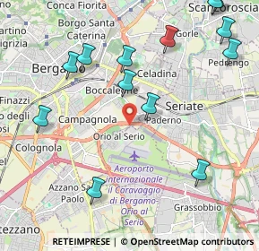 Mappa Circonvallazione Pompiniano, 24125 Bergamo BG, Italia (2.54077)