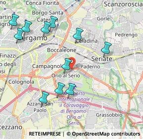 Mappa Circonvallazione Pompiniano, 24125 Bergamo BG, Italia (2.53077)