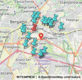 Mappa Circonvallazione Pompiniano, 24125 Bergamo BG, Italia (1.5895)