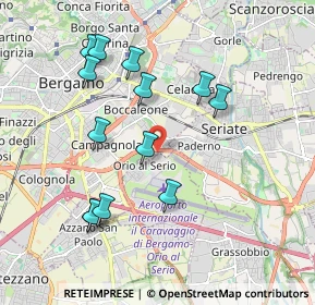 Mappa Circonvallazione Pompiniano, 24125 Bergamo BG, Italia (1.92846)