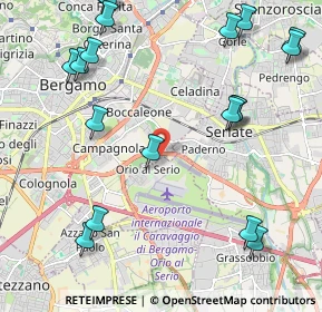 Mappa Circonvallazione Pompiniano, 24125 Bergamo BG, Italia (2.73632)