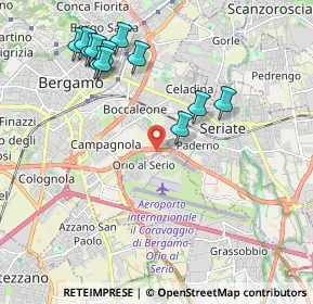 Mappa Circonvallazione Pompiniano, 24125 Bergamo BG, Italia (2.17083)