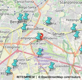 Mappa Circonvallazione Pompiniano, 24125 Bergamo BG, Italia (2.96533)