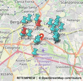 Mappa Circonvallazione Pompiniano, 24125 Bergamo BG, Italia (1.471)