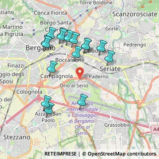 Mappa Circonvallazione Pompiniano, 24050 Orio al serio BG, Italia (1.94875)