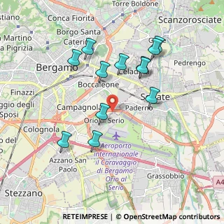 Mappa Circonvallazione Pompiniano, 24050 Orio al serio BG, Italia (1.81167)