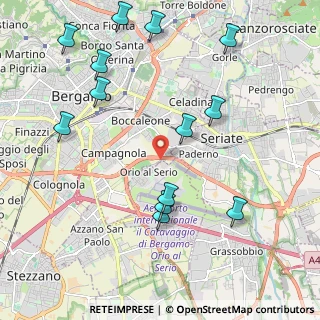 Mappa Circonvallazione Pompiniano, 24050 Orio al serio BG, Italia (2.41385)