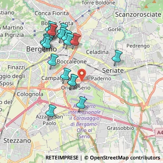 Mappa Circonvallazione Pompiniano, 24050 Orio al serio BG, Italia (2.08211)