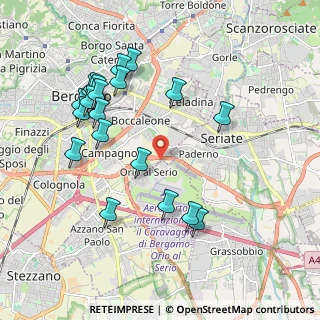 Mappa Circonvallazione Pompiniano, 24050 Orio al serio BG, Italia (2.0835)