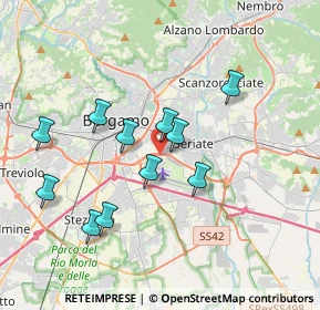 Mappa Circonvallazione Pompiniano, 24125 Bergamo BG, Italia (3.41273)