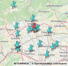 Mappa Via S. Francesco, 36056 Tezze sul Brenta VI, Italia (15.02556)