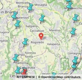 Mappa Via dei Tigli, 23880 Casatenovo LC, Italia (3.4695)