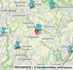 Mappa Via dei Tigli, 23880 Casatenovo LC, Italia (2.95308)