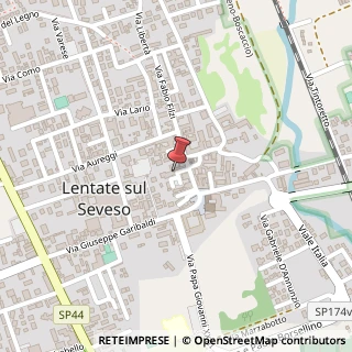 Mappa Via Roma, 25, 20083 Lentate sul Seveso, Monza e Brianza (Lombardia)