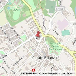 Mappa Via Antonio Rezzonico, 8, 20841 Carate Brianza, Monza e Brianza (Lombardia)