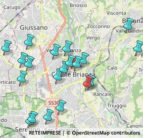 Mappa Corso Della Liberta, 20841 Carate Brianza MB, Italia (2.145)
