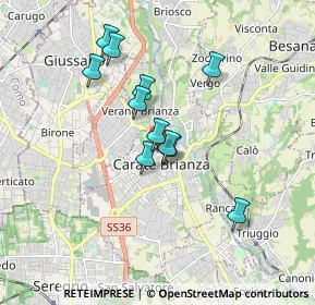 Mappa Corso Della Liberta, 20841 Carate Brianza MB, Italia (1.43455)