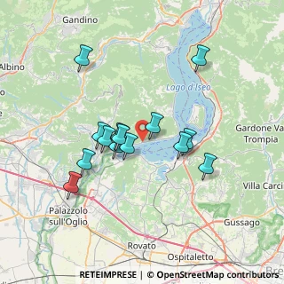 Mappa Via Igea, 24060 Predore BG, Italia (6.13357)