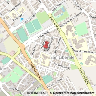 Mappa Via Antonio Mantiero, 16, 31100 Treviso, Treviso (Veneto)
