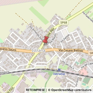 Mappa Piazzale Roma, 88, 31036 Istrana, Treviso (Veneto)