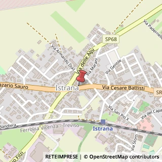 Mappa Piazzale roma 11, 31036 Istrana, Treviso (Veneto)
