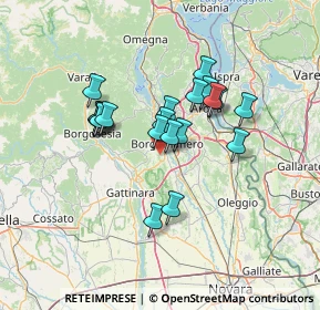 Mappa Via Pianazze, 28060 Cureggio NO, Italia (10.696)