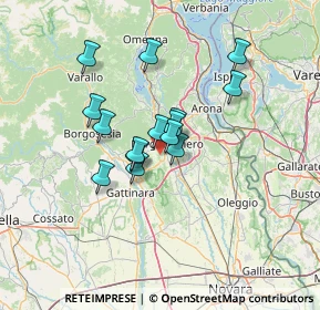 Mappa Via Pianazze, 28060 Cureggio NO, Italia (9.854)