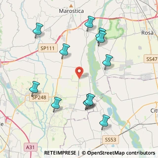 Mappa Via Bassanese Superiore, 36060 Pozzoleone VI, Italia (4.34083)