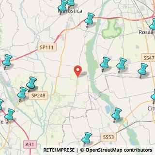 Mappa Via Bassanese Superiore, 36060 Pozzoleone VI, Italia (7.02375)