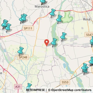 Mappa Via Bassanese Superiore, 36060 Pozzoleone VI, Italia (7.0625)