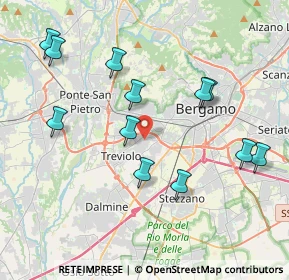 Mappa Via Isaia Callioni, 24048 Treviolo BG, Italia (4.11583)