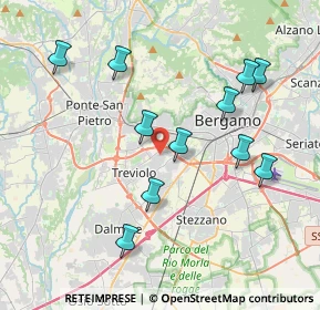 Mappa Via Isaia Callioni, 24048 Treviolo BG, Italia (3.91545)