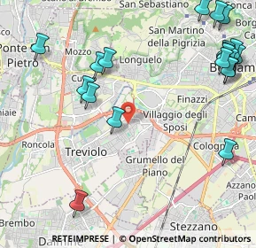 Mappa Via Isaia Callioni, 24048 Treviolo BG, Italia (2.874)