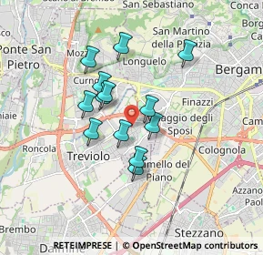Mappa Via Isaia Callioni, 24048 Treviolo BG, Italia (1.33308)