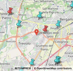 Mappa Via Isaia Callioni, 24048 Treviolo BG, Italia (3.09091)