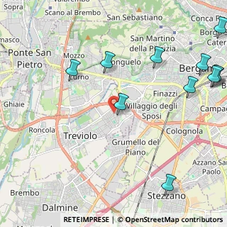 Mappa Via Isaia Callioni, 24048 Treviolo BG, Italia (2.93727)