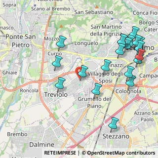 Mappa Via Isaia Callioni, 24048 Treviolo BG, Italia (2.4905)