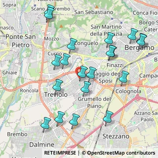 Mappa Via Isaia Callioni, 24048 Treviolo BG, Italia (2.2605)