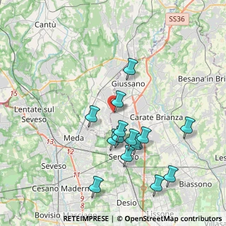 Mappa Paina MB IT, 20833 Giussano MB, Italia (3.83643)