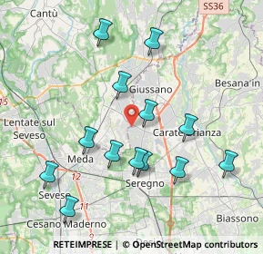 Mappa Paina MB IT, 20833 Giussano MB, Italia (3.90462)