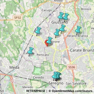 Mappa Paina MB IT, 20833 Giussano MB, Italia (2.26333)