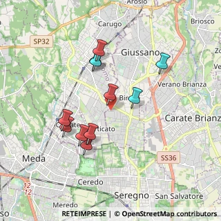 Mappa Paina MB IT, 20833 Giussano MB, Italia (1.65909)