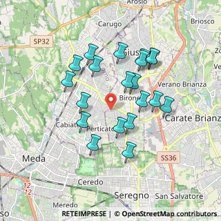 Mappa Paina MB IT, 20833 Giussano MB, Italia (1.6355)