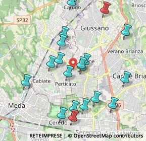 Mappa Paina MB IT, 20833 Giussano MB, Italia (2.066)