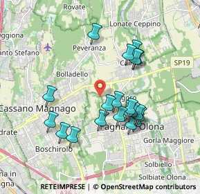 Mappa Via Benedetto Croce, 21054 Fagnano Olona VA, Italia (1.6845)